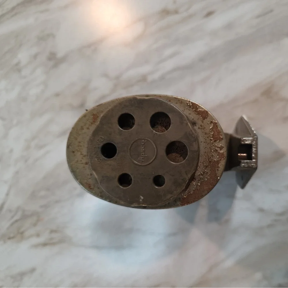 VTG Pencil Sharpener Apsco Giant Type 3A Hand Crank 6-Hole Wall Desk Mount